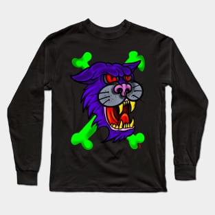 Angry panther Long Sleeve T-Shirt